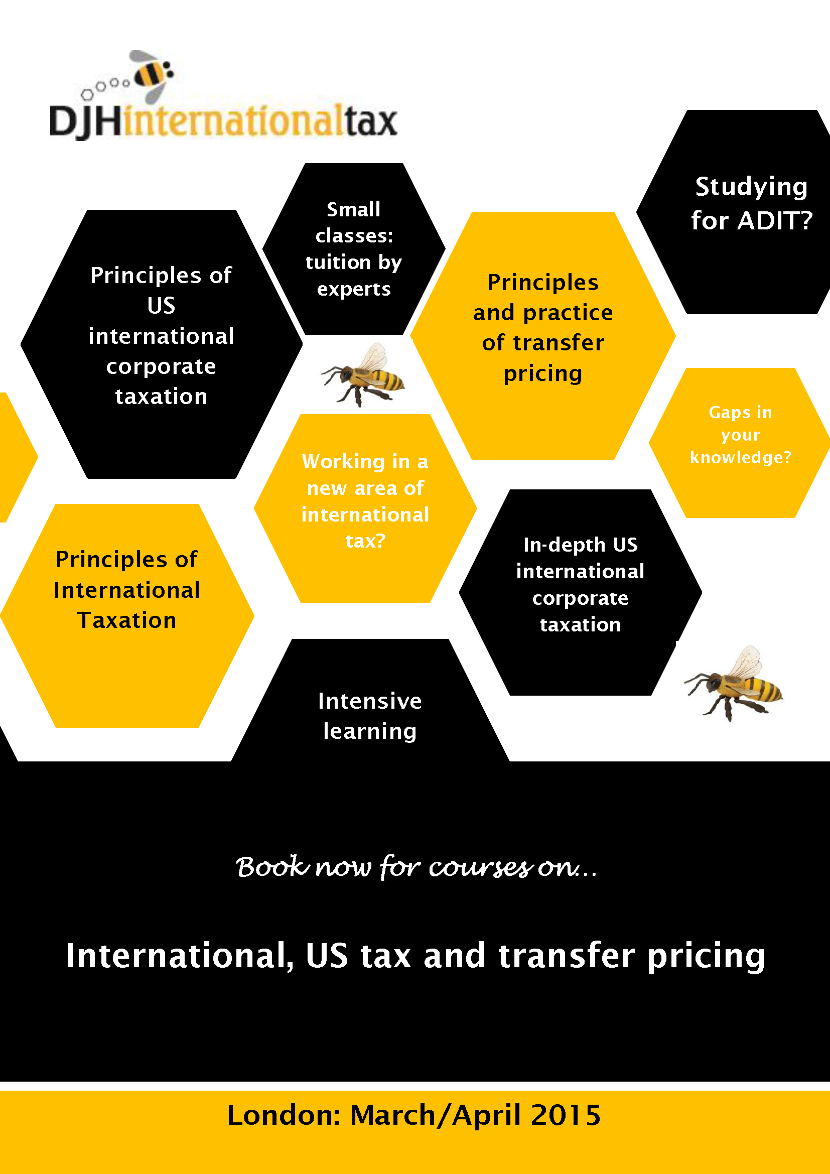 DJH International Tax – Live, Compact Training Courses – March 2015