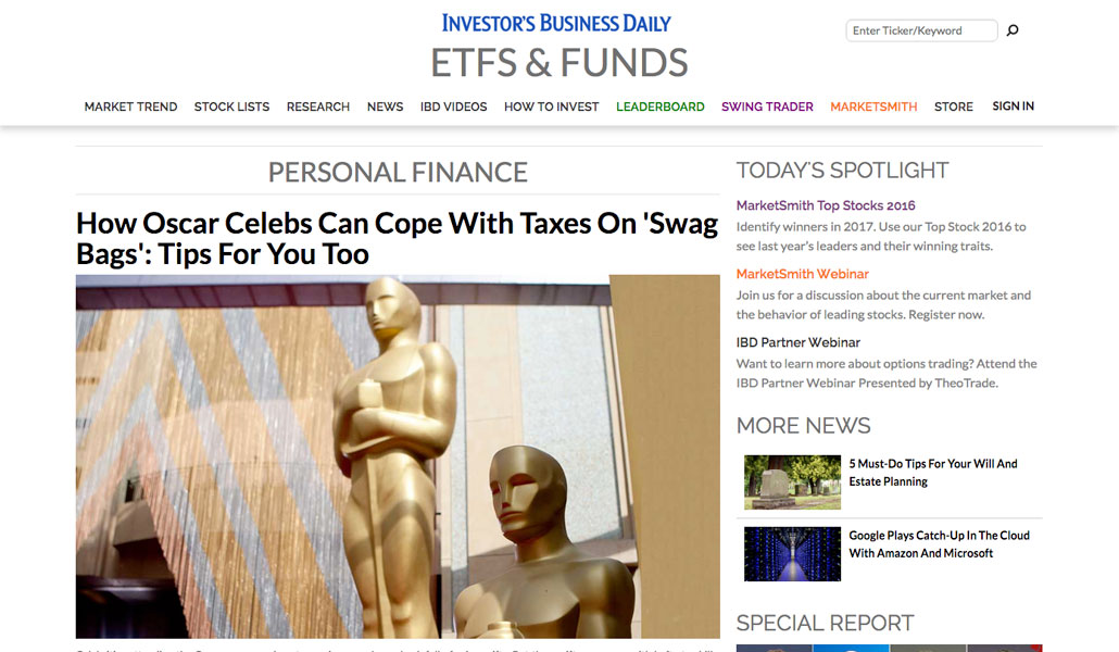 How Oscar Celebs Can Cope With Taxes On ‘Swag Bags’: Tips For You Too