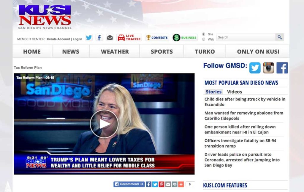 Narelle MacKenzie Interview At Kusi News NarelleMacKenzieCPA
